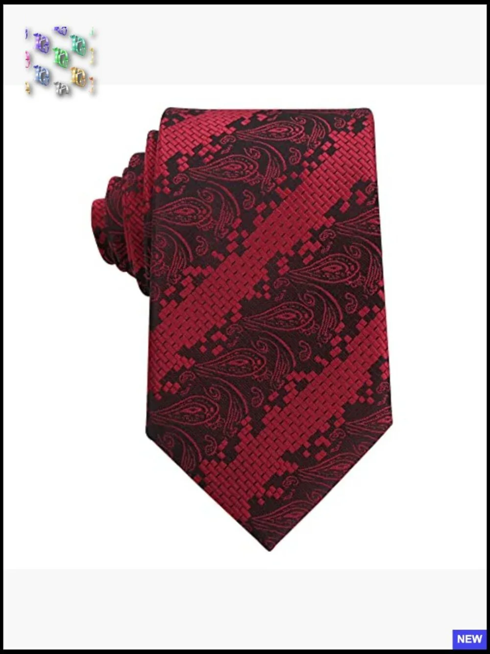 Classic Jacquard Silk Ties Set of 6 Elegant Formal Mens Neckwear